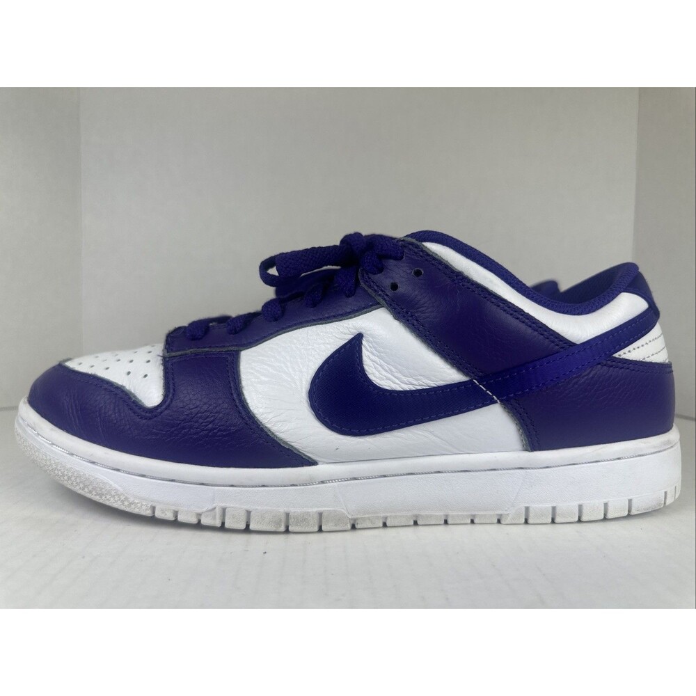 Nike Dunk Low By You Custom Purple and White simple CLEAN size 11 Women’s 9.5 M
